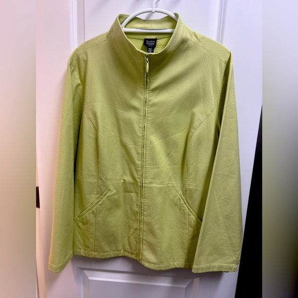Lightweight jacket by Eileen Fisher. 1X - Picture 1 of 5